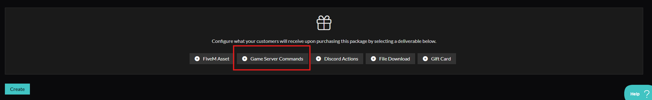 Select commands